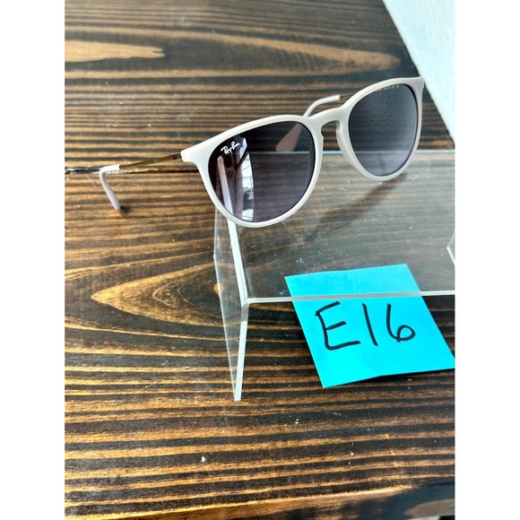 Ray-Ban Erika RB4171 6000/68 Matte White Sunglasses Frame Round Full Rim 145mm - Picture 1 of 7